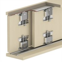 C-Slide Cabinet Sliding Door Runner Kit - 2 Door - 1500mm Track