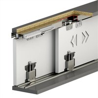 ES-Slide Wardrobe Sliding Door Kit - 2 Door - 1800mm Track - Both Way Soft Close