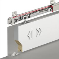 TS-Slide Top Hung Sliding Door Rail Kit - 3600mm Track - One Way Soft Close