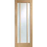 XL Joinery Internal Oak Worcester Clear Glass Fire Door FD30 813mm