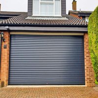 Birkdale Premium Grey Roller Garage Door - 5300mm x 2200mm Aluminium