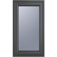 Crystal Right Hand Side Hung Grey uPVC Casement Obscure Glazed Window - 610mm x 1190mm Crystal-Direct