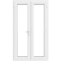 Crystal Triple Glazed White French Door - 1790mm x 2090mm uPVC Crystal-Direct