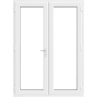 Crystal uPVC French Door White Left Hand Master with Clear Glazing & Cill - 1790mm x 2090mm (70.5 inch x 82.3 inch) Crystal-Direct