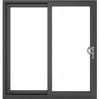 Crystal uPVC Anthracite Grey Sliding Patio Doorset Right to Left with Clear Glazing - 2390mm x 2090mm (94 x 82 inch) Crystal-Direct