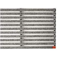 ACO DrainMat Carpet and Aluminium Mat - Light Grey 1000mm x 500mm